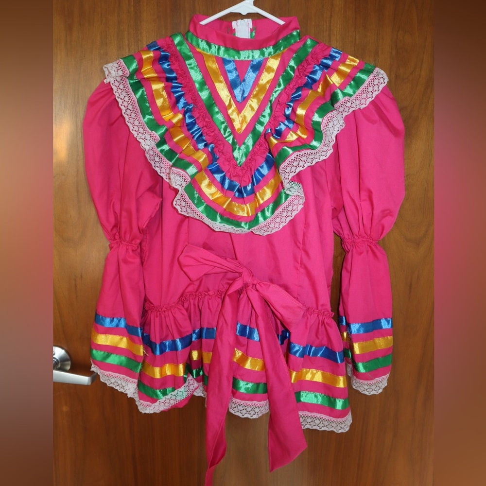 Colorful Ruffled Dress - Picture 4 of 5